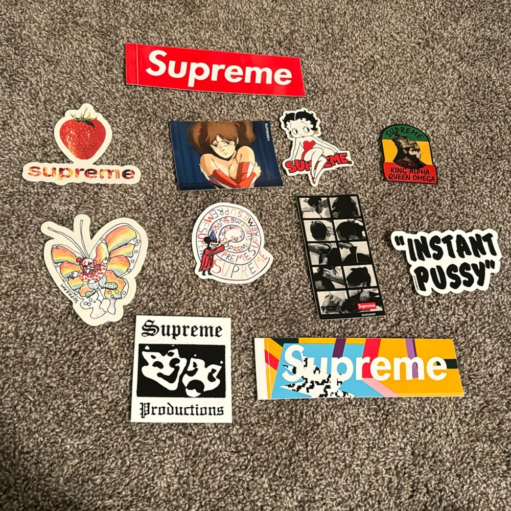 Supreme sticker bundle